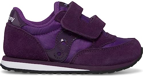 Saucony Girl's Original Jazz Hook & Loop (Toddler/Little Kid) Purple 9 Toddler M