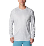 Columbia Men's Super Terminal Tackle PFG Fresh Fade Long Sleeve, Cool Grey/Tested Tough Fresh Super Fade, Small