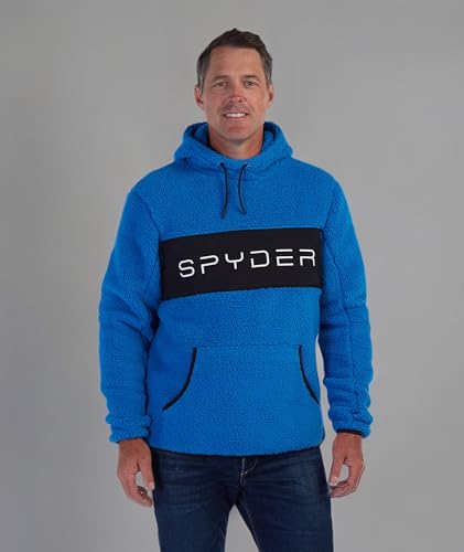 Spyder Men's Vista Hoodie Fleece Jacket, Collegiate, Large
