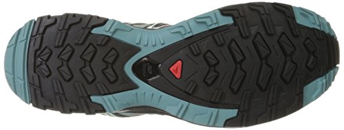 Salomon Women's XA Pro 3D ClimaSheild Waterproof Trail Running Shoes, Shadow/Black/Artic, 7 M US