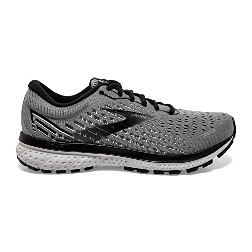 Brooks Men's Ghost 13 Running Shoe - Primer Grey/Pearl/Black - 10 Wide