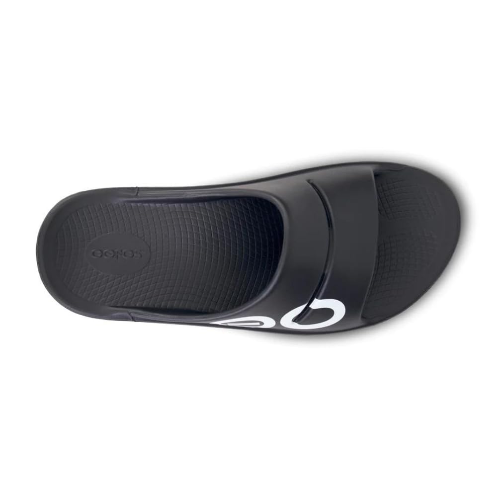 Men's OOahh Sport Slide Sandal - Black White