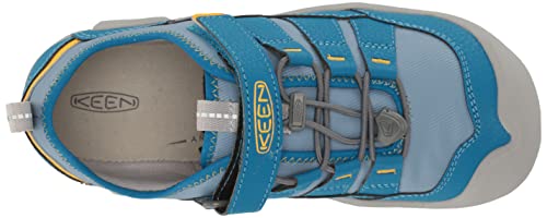 KEEN Knotch Hollow Comfortable Sneaker, Blue Shadow/Mykonos Blue, 10 US Unisex Little Kid
