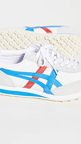 Onitsuka Tiger EDR 78 Unisex Sneakers, White/Directoire Blue, 13.5 US Women/12 US Men