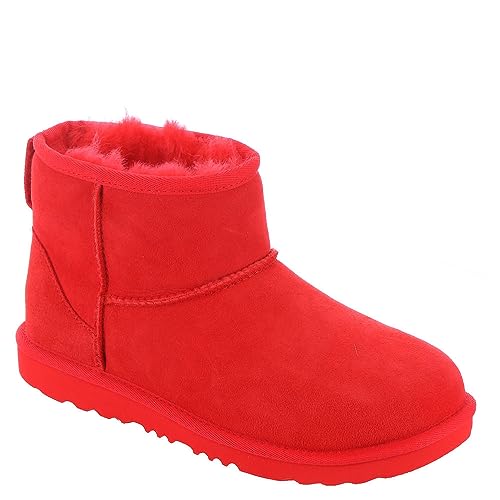 UGG K Classic Mini II Fashion Boot, Cherry Pie, 6 Big Kid