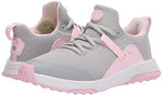 PUMA Fusion Evo Jr. Golf Shoe, High Rise-Pink Lady, 3 US Unisex Little Kid