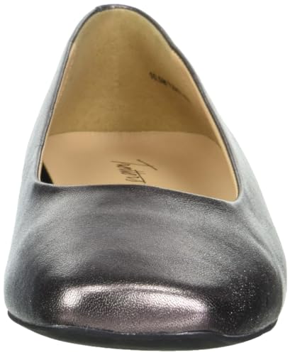 Trotters Women's Flats, Pewter Leather, 9.5 Narrow