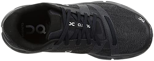 ON Cloudgo Women's Running Shoes, Black | Eclipse (Wide), 25.0 cm