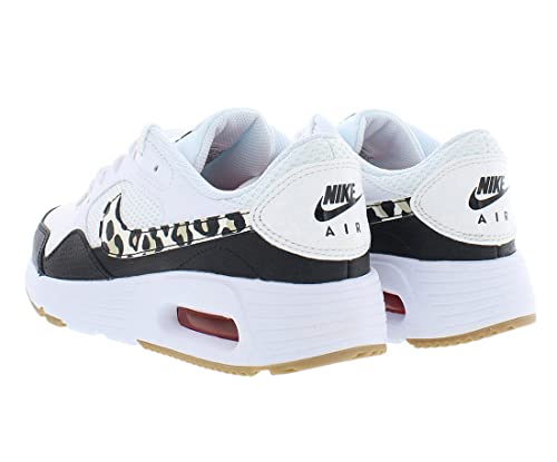 NIKE Women's Running Shoes, White Black Team Orange, 5.5