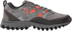 K-Swiss Men's Tubes 200 Trail Running Shoe, Steel Gray/Jet Black/Red Orange, 11