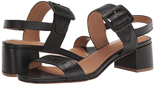 Trotters Women's Heeled Sandals, Black, 9 Wide