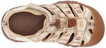 KEEN Newport H2 Closed Toe Water Sandals, Smokey Bear/Smores, 4 US Unisex Big Kid