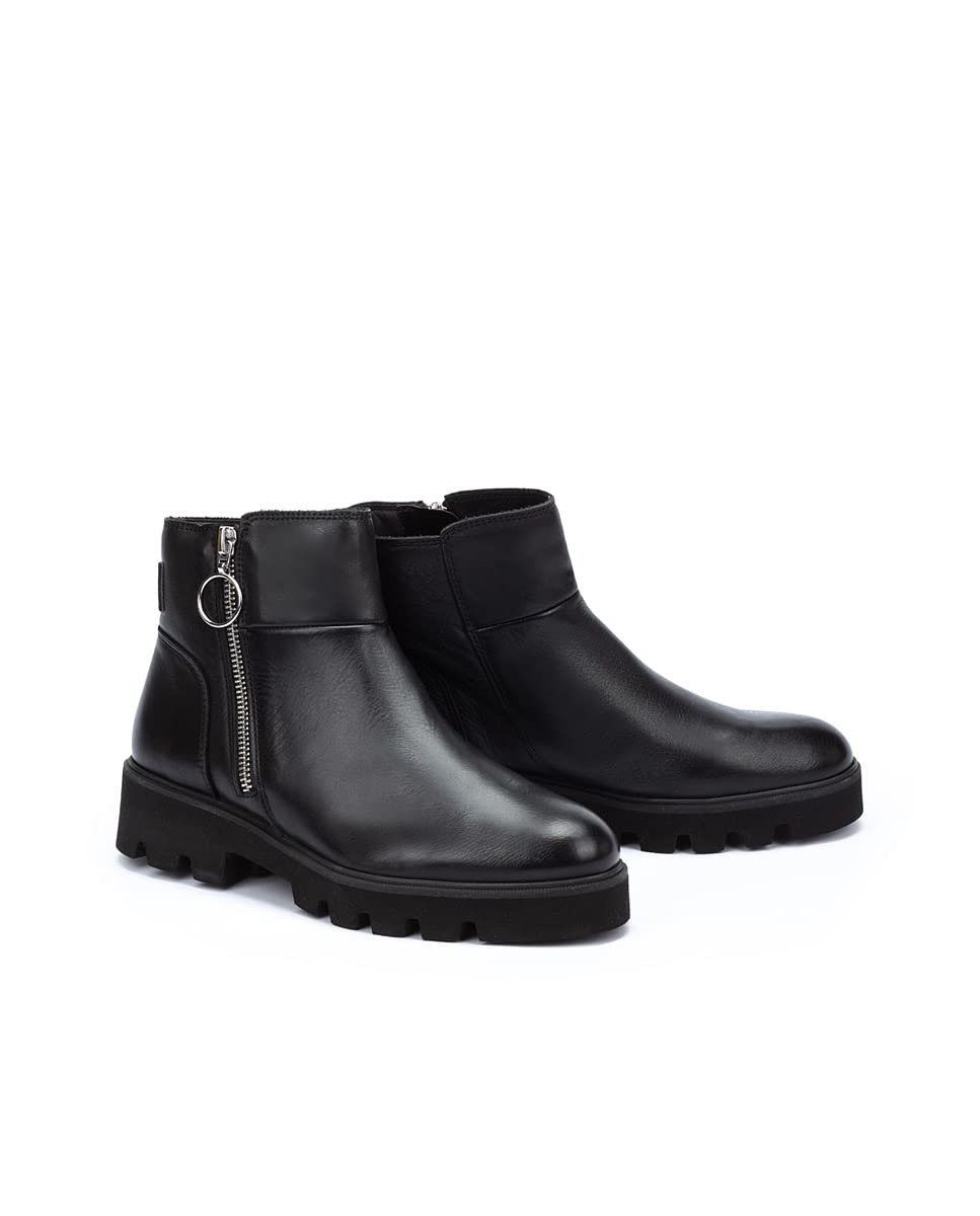 Pikolinos Women's Military Boots Salamanca W6Y, Black/White, 40 EU