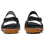 Timberland Women's Chicago Riverside Backstrap Sandal, Black Full-Grain, 7.5