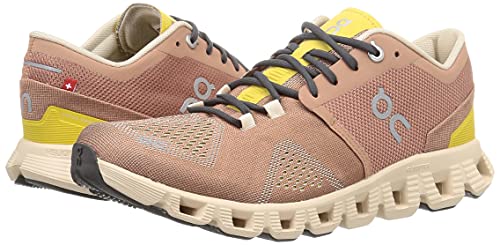 On Running Womens Cloud X Textile Synthetic Mocha Sand Trainers 10 US
