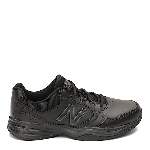 New Balance Men's 411 V1 Training Shoe, Black/Black, 8.5 X-Wide