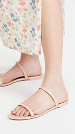 Stuart Weitzman Womens Sawyer Slide Poudre 7 B