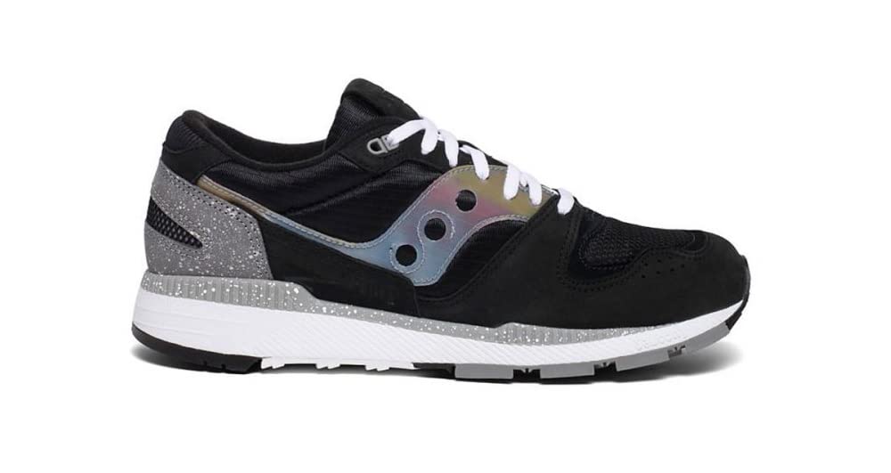 Saucony Unisex Adults’ Running Track and Field Shoe, Black Grey Pink, Womens 12