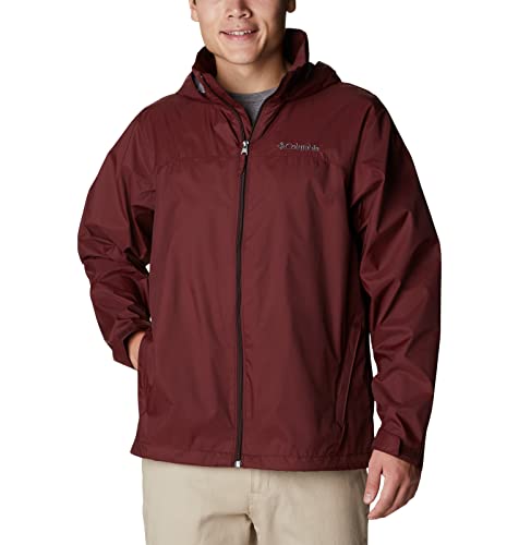 Columbia Men's Glennaker Lake Rain Jacket, Elderberry, Small