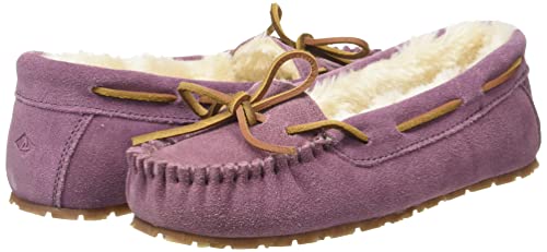 Sperry Women's Junior Trapper Lace-Up Slippers, Mauve, 7 M US