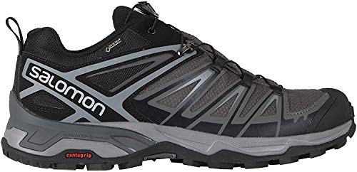 Salomon Men's X Ultra 3 GTX Hiking Shoes, Black/Magnet/Quiet Shade, 8