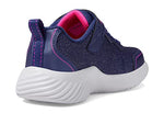 Skechers Girls Bounder-Girly Groove Sneakers, Navy, 2 Little Kid