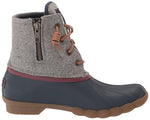 Sperry Women's Saltwater Rain Boot, Grey, 6.5