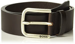 Smooth Leather Belt with Antique Engraved Buckle