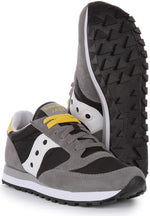 Saucony Men's Jazz Original Sneaker, Grey/Black, 7