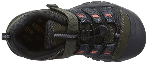 KEEN Newport H2SHO Casual Breathable Comfortable Sneakers, Forest Night/Magnet, 11 US Unisex Little Kid