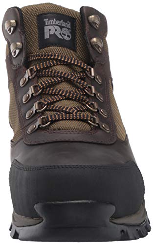 Timberland PRO Men's Keele Ridge Steel Safety Toe Waterproof Industrial Hiker Work Boot, Brown, 7.5