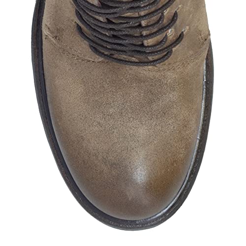 A.S.98 Jasper Women's Lace-Up Combat Boot Tobacco