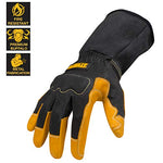 Dewalt Premium Fabricator's Gloves for Welding/Metal Fabrication, Gauntlet-Style Cuff, Small