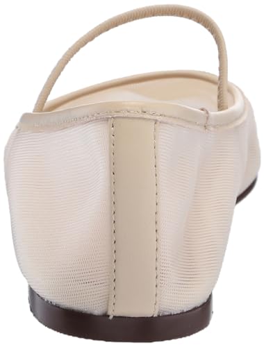 Madewell Women's Cosme Elastic Mary Jane Flat, Ecru, 9