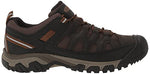 KEEN Men's Targhee Vent Low Height Breathable Hiking Shoes, Black Olive/Golden Brown, 9.5