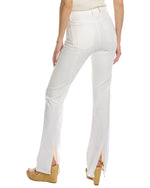 7 For All Mankind Easy Boot Centerback Split in Ecru Ecru 28