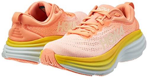 Hoka Bondi 8 Shell Coral/Peach Parfait 5 B (M)
