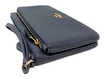 Coach Double Zip Wallet Wristlet Style No C5610 Midnight