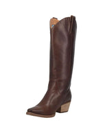 #BONANZA LEATHER BOOT BROWN / 6.5 / M