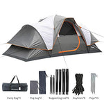 EchoSmile Camping Instant Tent, 8 Person Camping Tent, Waterproof Dome Tent with Rainfly, Portable Tent with Carry Bag for 3 Seasons, Easy Setup for Camping, Hiking and Outdoors