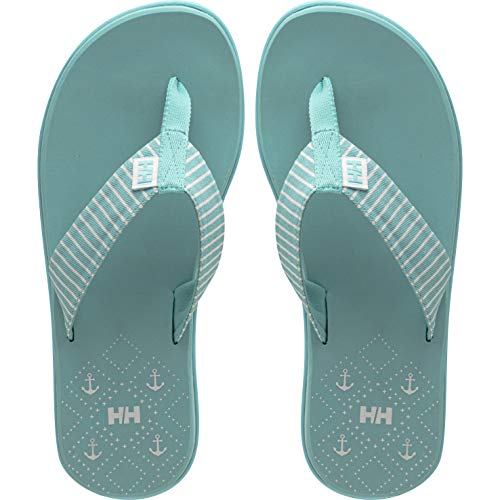 Helly-Hansen Womens Iris Sandals, 648 Glacier Blue/Off White, 8