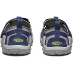 KEEN Knotch Creek Casual Comfortable Sandals, Steel Grey/Blue Depths, 13 US Unisex Little Kid
