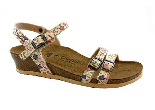 Birkenstock Papillio Women's Lana Sandal, BF DD Meadow Flowers Beige, 12