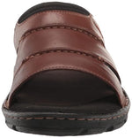 Rockport Men's Darwyn Slide Sandal, Coach Brown, 7