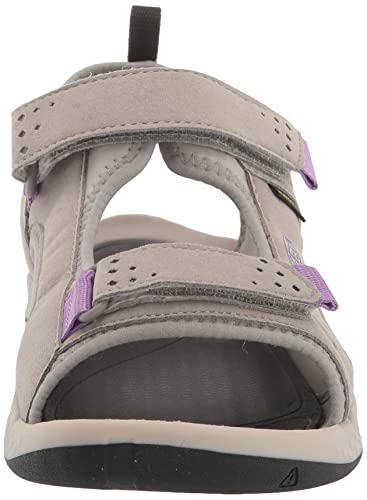 KEEN Women's Drift Creek Two Strap Open Toe Water Sandals, Drizzle/English Lavendar, 10