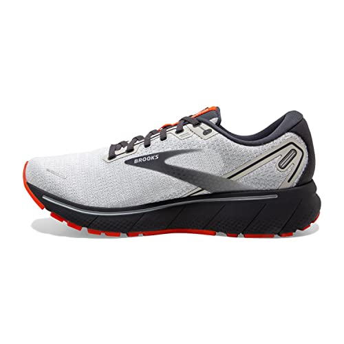 Brooks Men's Ghost 14 Neutral Running Shoe - Oyster/Cherry/Ebony - 14 Medium