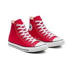 Chuck Taylor All Star Canvas High Top, Red, 3.5