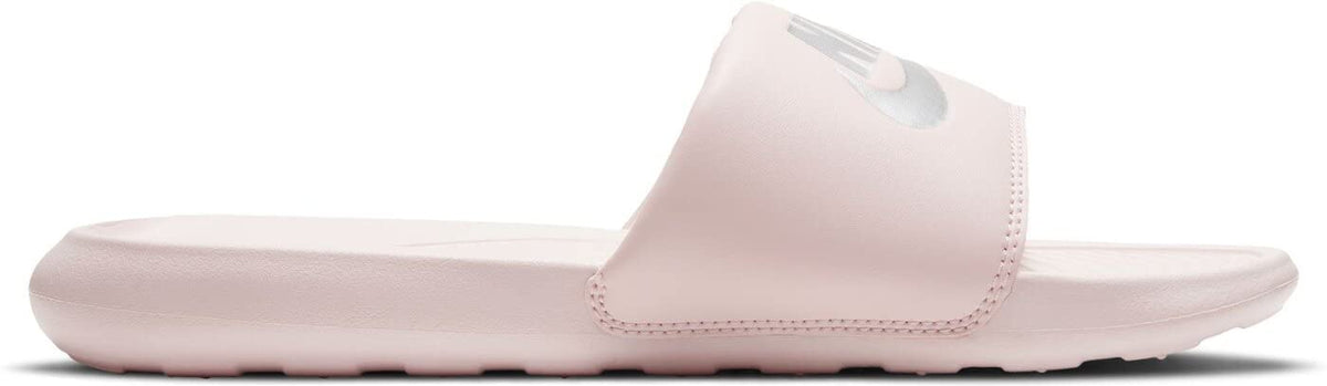 NIKE Women's Slipper 5.5 Barely Rose Metallic Silver Ba