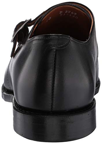 Allen Edmonds Mens Plymouth Black Monk Straps 7.5 E