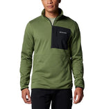 Columbia Men's Hike Half Zip II, Canteen/Canteen/Black, Medium